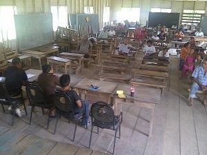 Meeting with MP and residents at Parmakatoi