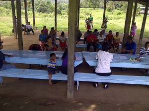 Meeting with residents of Kopinang